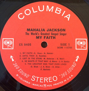 Mahalia Jackson : My Faith (LP, Album)