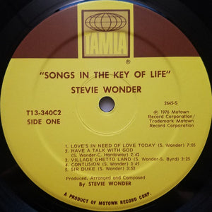 Stevie Wonder : Songs In The Key Of Life (2xLP, Sou + 7", EP, PRC + Album, Gat)