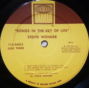 Stevie Wonder : Songs In The Key Of Life (2xLP, Sou + 7", EP, PRC + Album, Gat)