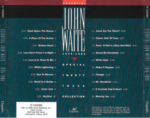 John Waite : Essential - 1976 - 1986 (CD, Comp, Club)