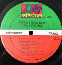 Load image into Gallery viewer, Average White Band : Soul Searching (LP, Album)