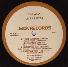 Load image into Gallery viewer, The Who : Live At Leeds (LP, Album, RE, Pin)