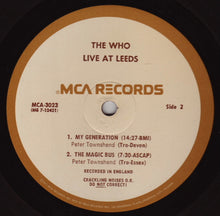 Load image into Gallery viewer, The Who : Live At Leeds (LP, Album, RE, Pin)