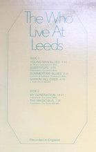 Load image into Gallery viewer, The Who : Live At Leeds (LP, Album, RE, Pin)