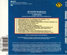 Load image into Gallery viewer, Wynton Marsalis, Eastman Wind Ensemble, Donald Hunsberger : Carnaval (CD, Album)