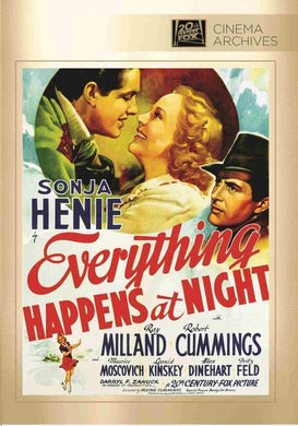 Everything Happens at Night DVD 1939 Sonja Henie Ray Milland Robert Cummings