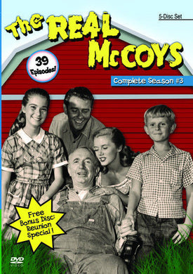 The Real McCoys The Complete Third Season ( 3 ) - All 39 episodes 5 DVD set