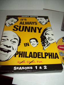 It's Always Sunny in Philadelphia Season 1 and 2 / DVD Set / Danny Devitio