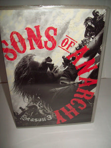 Sons of Anarchy Season Three / DVD Set / Charlie Hunnam Katey Sagal Ron Perlman