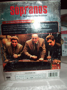 The Sopranos - The Complete Fourth Season - DVD 4 Disc Set - James Gandolfini