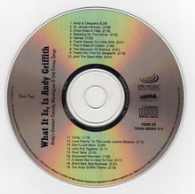 Load image into Gallery viewer, Andy Griffith : What It Is, Is Andy Griffith (Andy&#39;s Greatest Comedy Monologues &amp; Old-Timey Songs) (2xCD, Comp)