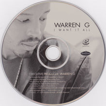 Load image into Gallery viewer, Warren G : I Want It All (CD, Album)