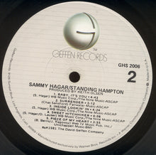 Load image into Gallery viewer, Sammy Hagar : Standing Hampton (LP, Album)