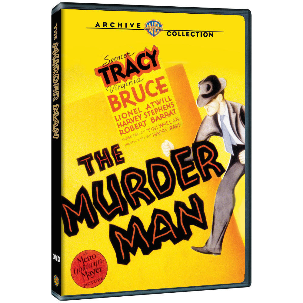 The Murder Man - DVD - 1935 - Spencer Tracy  James Stewart  Virginia Bruce