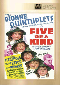 Five of a Kind DVD 1938 The Dionne Quintuplets Jean Hersholt Cesar Romero