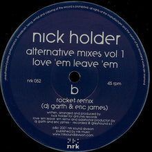 Load image into Gallery viewer, Nick Holder : Alternative Mixes Vol. 1 (12&quot;)