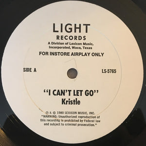 Kristle Murden : I Can't Let Go (LP, Promo)