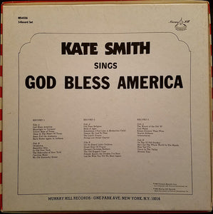 Kate Smith (2) : Kate Smith Sings God Bless America (3xLP + Box)