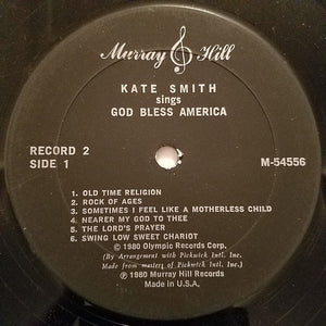 Kate Smith (2) : Kate Smith Sings God Bless America (3xLP + Box)