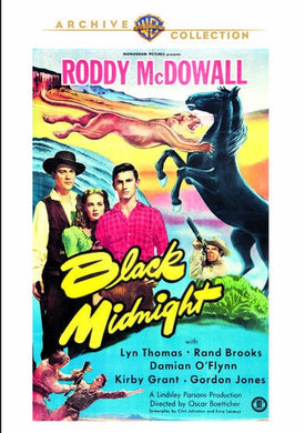 Black Midnight - DVD - 1949 - Roddy Mcdowall - Damian O'Flynn - Lyn Thomas