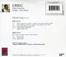 Load image into Gallery viewer, Grieg*, Leif Ove Andsnes, Bergen Philharmonic Orchestra*, Dmitri Kitayenko* : Piano Concerto - Sonata Op. 7 - Lyric Pieces Opp. 43, 54 &amp; 65 (2xCD, Comp, RE)