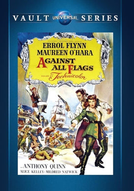 Against All Flags - DVD - Errol Flynn - Maureen O'Hara - Anthony Quinn