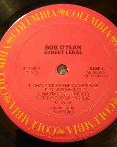 Bob Dylan : Street-Legal (LP, Album)