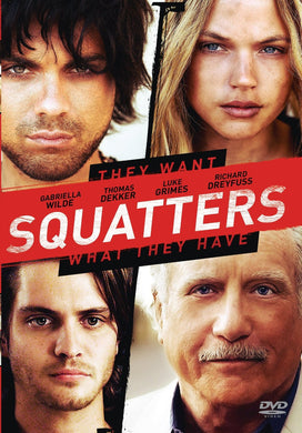 Squatters DVD - 2014 - Thomas Dekker - Gabriella Wilde - Richard Dreyfuss