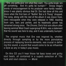 Load image into Gallery viewer, Various : Chronicles: Roots of G Funk, Soul Classics That Inspired The Chronic (CD, Comp)