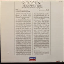Load image into Gallery viewer, Gioacchino Rossini - Pierino Gamba • The London Symphony Orchestra : The Great Overtures (LP, Album)
