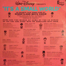 Load image into Gallery viewer, Disneyland Boys Choir : It's A Small World (LP, Album)