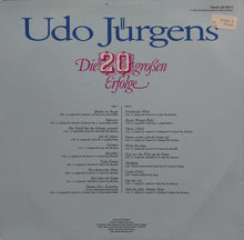 Load image into Gallery viewer, Udo Jürgens : Die 20 Großen Erfolge (LP, Comp, Club)
