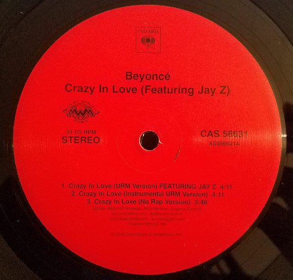 Beyoncé Featuring Jay Z* : Crazy In Love (12