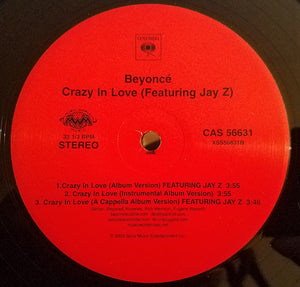 Beyoncé Featuring Jay Z* : Crazy In Love (12", Single)