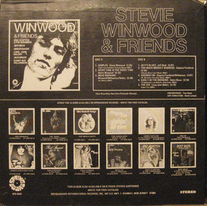 Stevie Winwood* : Winwood & Friends (LP, Comp,  Fo)