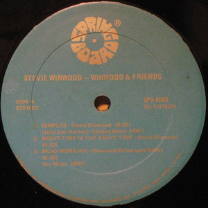 Stevie Winwood* : Winwood & Friends (LP, Comp,  Fo)