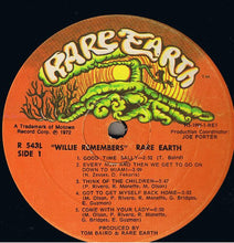 Load image into Gallery viewer, Rare Earth : Willie Remembers (LP, Album)