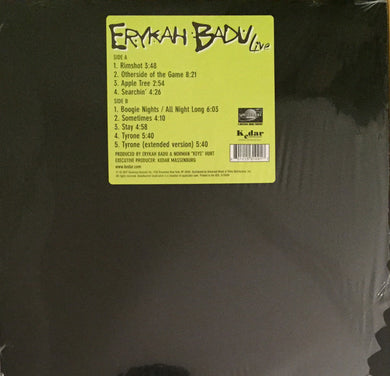 Erykah Badu : Live (LP, Album)
