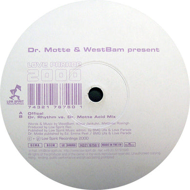Dr. Motte & WestBam : Love Parade 2000 (12