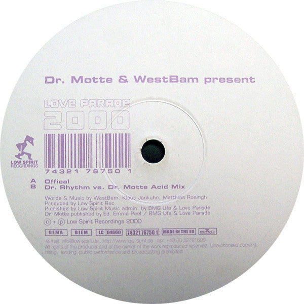 Dr. Motte & WestBam : Love Parade 2000 (12