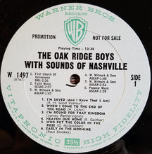 Load image into Gallery viewer, The Oak Ridge Boys : With Sounds Of Nashville  (LP, Album, Mono, Promo)