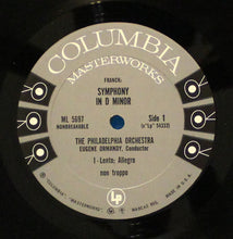 Load image into Gallery viewer, Eugene Ormandy Conducts The Philadelphia Orchestra / Franck* : Symphony In D Minor (LP, Album, RE, Gre)