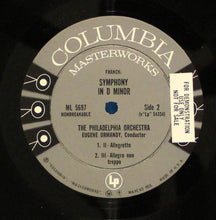 Load image into Gallery viewer, Eugene Ormandy Conducts The Philadelphia Orchestra / Franck* : Symphony In D Minor (LP, Album, RE, Gre)