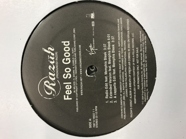 Razah (2) : Feel So Good (12