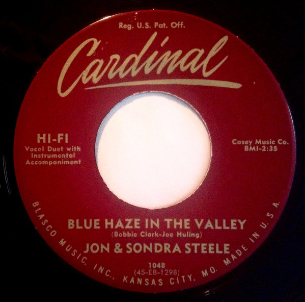 Jon & Sondra Steele* : Blue Haze In The Valley (7