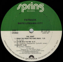 Load image into Gallery viewer, Fatback* : Brite Lites, Big City (LP, Album)