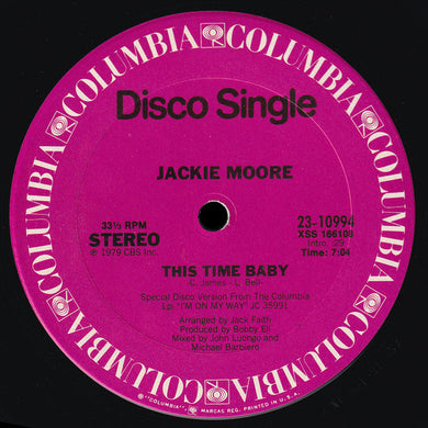 Jackie Moore : This Time Baby (12