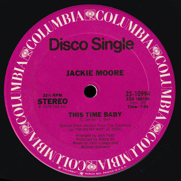 Jackie Moore : This Time Baby (12
