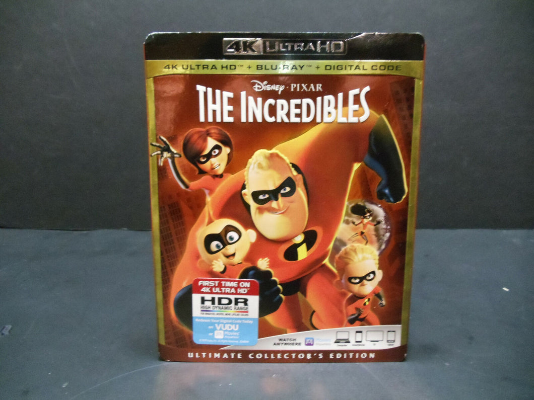 The Incredibles (4k, Bluray, 2 Disc ,2018)