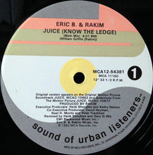 Load image into Gallery viewer, Eric B. &amp; Rakim : Juice (Know The Ledge) (12&quot;, Single)